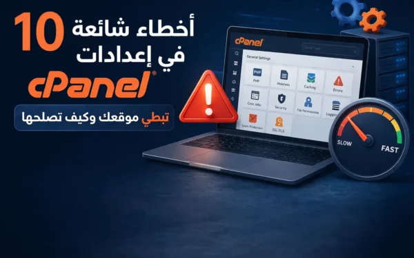 10 أخطاء شائعة في إعدادات cPanel تبطئ موقعك وكيف تصلحها - مرام هوست